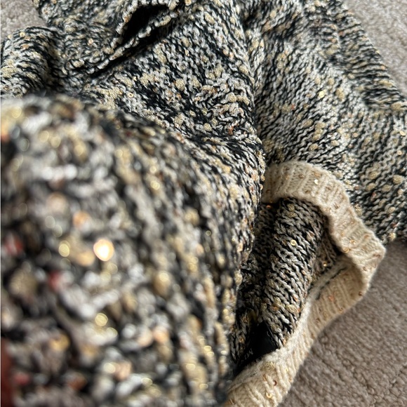 Sequin knit cardigan size s - Picture 4 of 5